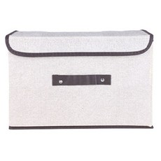 어썸보따리 대용량 접이식 패브릭 리빙박스, 베이지, 1개