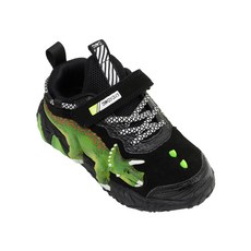 DiNOSOLES 男童 Tricera Rope 低幫跑步鞋 DNKCB3TSTR11BLK