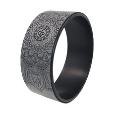 Popn 花卉圖案瑜伽輪, 灰色