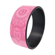 Popn 花卉圖案瑜伽輪, 粉色的