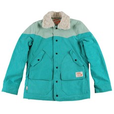 세컨드코너 남성용 Loud 캠퍼 스트릿 방한 헌팅 자켓 + 넥에이프런