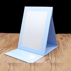 하이어데코 탁상용 거울 대형, 블루