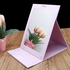 탁상용 접이식 거울 특대형 KMY21082601, 핑크