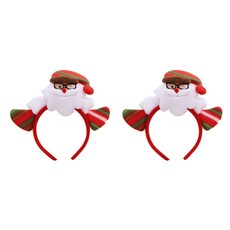피앤비유니티 안경산타 머리띠, 혼합색상, 2개