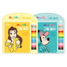 hM+ Disney遮蔽紙膠帶組 2款, 隨機出貨, 1組