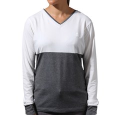 Duckmount 女式 Queue VT Outdoor V 領 T恤