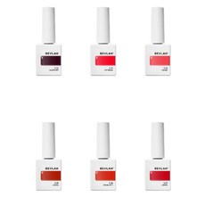 Bevlah 紅色系 透色美甲凝膠六入組, S.22+S.23+S.24+S.25+S.26+S.27, 60ml, 1組