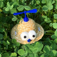 JU&寵物螺旋槳可愛帽, 豌豆眼藍