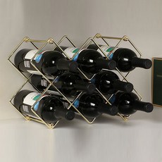 Marketrev 可拆卸酒架 18 x 38 x 25.5cm, 金子, 1個