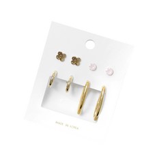 日常造型耳環 4款 2入