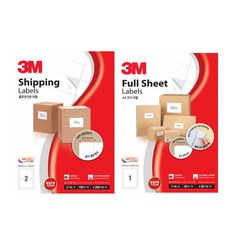3M 貨物裝箱標籤貼 100入+標籤貼 20入, 1套, 2個空格
