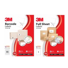 3M 分類標籤貼紙 100入裝+空白分類標籤貼紙 20入裝, 1組, 65格