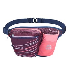 AONIJIE 跑步攀岩腰包翻轉腰帶 W8103, 粉色的