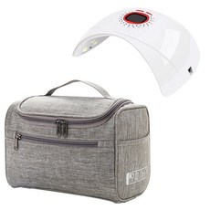 Yumi美甲燈 Star9+收納包組, 灰色（包）, 1套