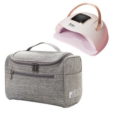 美甲燈 Star2+收納包, 金色（凝膠燈）、灰色（包）, 1套