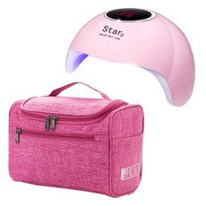 Yumi美甲燈 Star6+收納包組, 粉色（包）, 1套