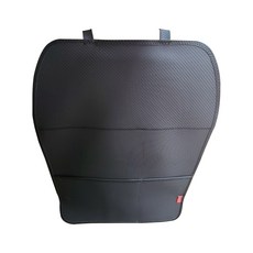 碳纖維汽車座椅防踢套 KR056, 黑色, 1入