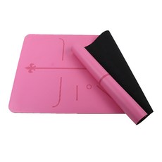 어크로스 천연고무 요가매트, 핑크(KBM-05), 1개