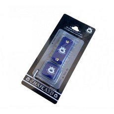 OMinCues 時尚立方體台球夾粉筆, 藍色