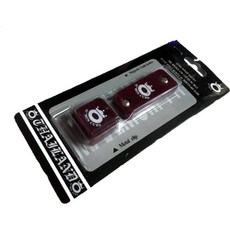 OMinCues 時尚立方體台球夾粉筆, 紅色的