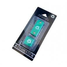 OMinCues 時尚立方體台球夾粉筆, 薄荷