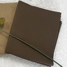 100%純棉高密度斜紋寬幅布料, 94栗棕色