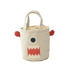 帆布保溫午餐袋 白色, 1個