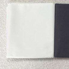 면 100퍼센트 고밀도 트윌 대폭 원단, 화이트, 1개