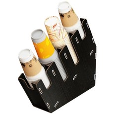 Living S 原木紙杯架, 黑色