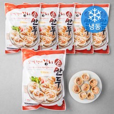 청아냉동식품 맛가득 청아 김치손만두 50개입 (냉동), 1.4kg, 6개