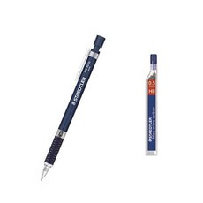 STAEDTLER 925系列自動鉛筆 海軍藍+250系列HB筆芯, 1套, 0.5mm