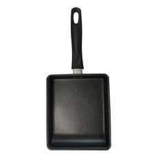 Cubeli 電磁爐適用單柄碳鋼不沾玉子燒煎鍋, 1個, 14.5 x 19.5 厘米