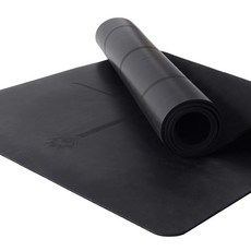 Potegar橡膠防滑瑜珈墊, 黑色