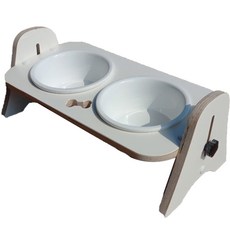 Daon Woodbone 寵物木餐具餐桌2, 天然木材, 1個