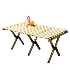 밴프 우드롤 테이블 내추럴파인 OT068