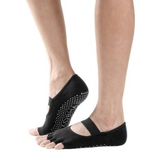 Zobha 防滑半趾帶瑜珈襪