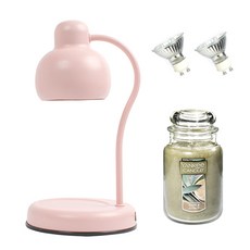 融蠟燈+蠟燭 鼠尾草和柑橘款+燈泡 2入組, Sage & Citrus, 索丹粉紅色