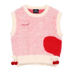 allo&lugh 孩童 Sweet Shine 心形針織背心