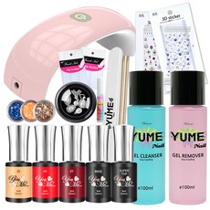 Yumi Jellicle Cat 1 凝膠指甲套組 M3, 20種, 1套