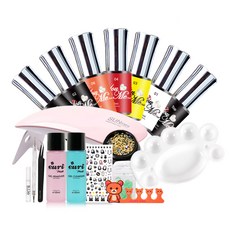 萬聖節凝膠指甲套組, 18種, 1套