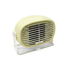 코드26 캠핑 전기 PTC 미니 팬히터 500W, CODE-PTCF500YL, 파스텔옐로우