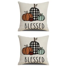 I Love Home 南瓜藝術抱枕套 2件組