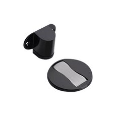 鋅製簡約門擋 02 黑色, 1個