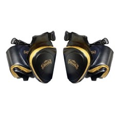 SKANDA Low Kick Training Supporter 大腿保護器左右套組, 黑色+金色