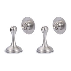 藍色環形門擋 防止門撞 門擋 銀色, 2個