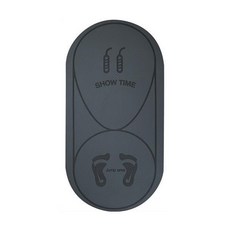 Rani Fit 室內隔音跳繩墊, 黑色的, 1個