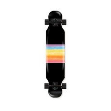 입문용 크루저 야광바퀴 댄싱 성인용 스케이트보드, RAINBOW, 1개