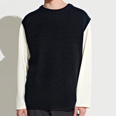 ZPLISH 男士寬鬆針織背心