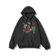 AOULS Auls女款戶外合身花朵印花連帽T #W6207