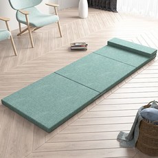 타니코튼 다용도 고탄성 접이식 매트리스 120 x 200 x 6 cm, 그린